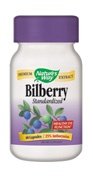 Nature's Way Bilberry Premium Extract 60 Capsules front view