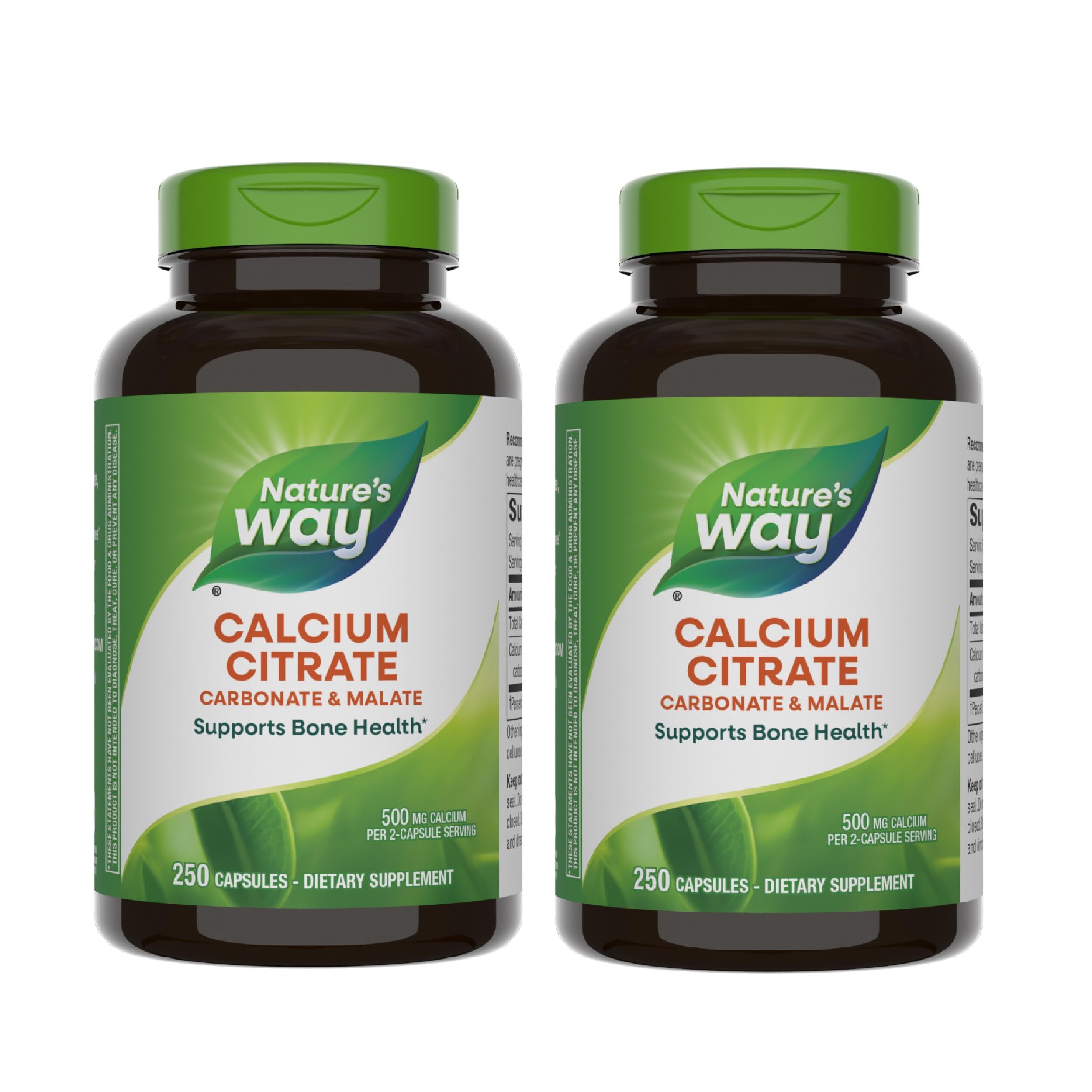 Nature's Way Calcium Citrate supplement bottle front view