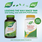 Nature's Way Calcium Citrate Supplement side view showing label