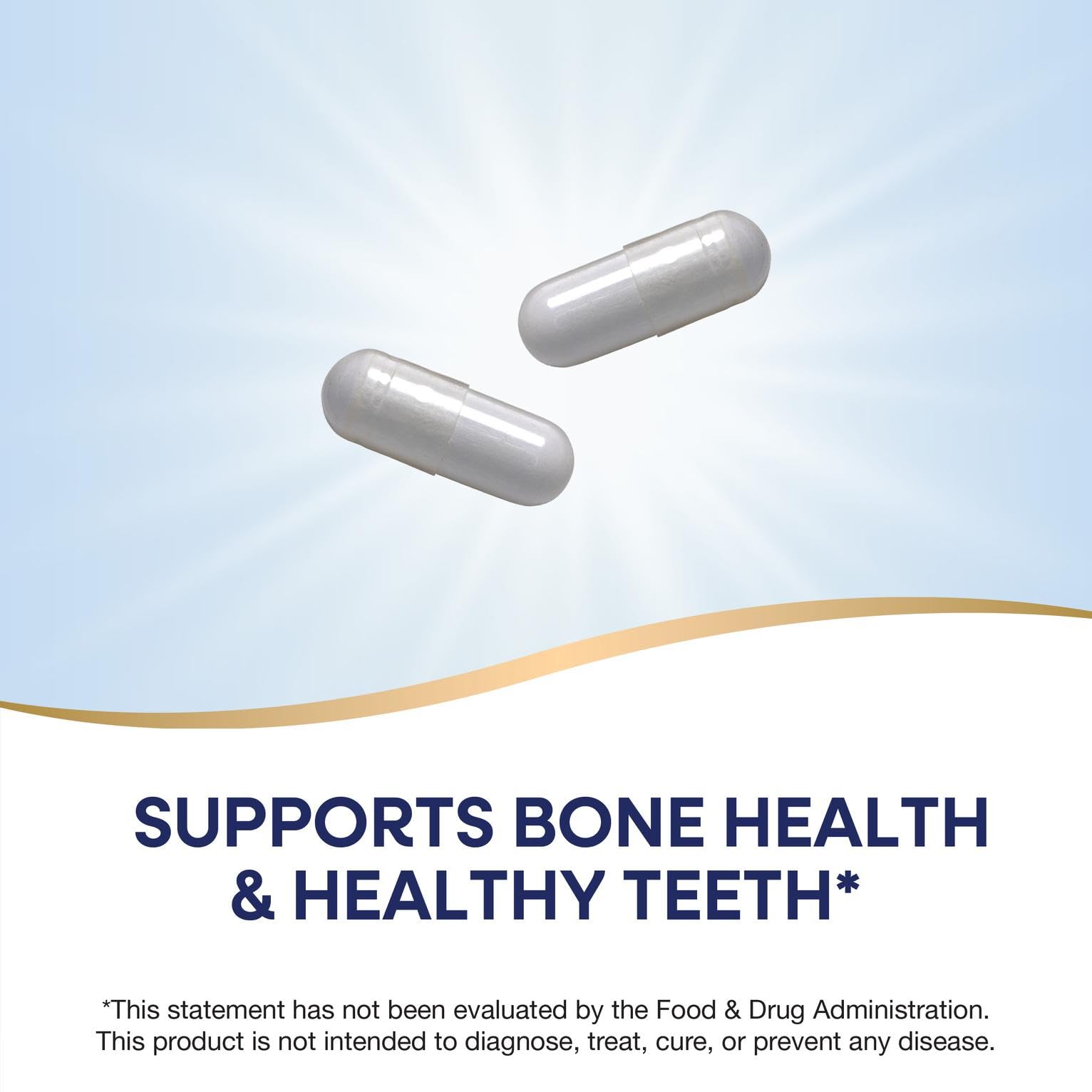 Nature's Way Calcium Citrate Supplement with vitamins on a wooden table