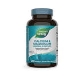 Nature's Way Calcium & Magnesium Mineral Complex 180 capsules front view