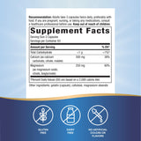 Nature's Way Calcium & Magnesium Mineral Complex capsules in hand