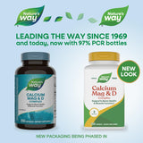 Nature's Way Calcium, Magnesium & Vitamin D Complex 298g back view