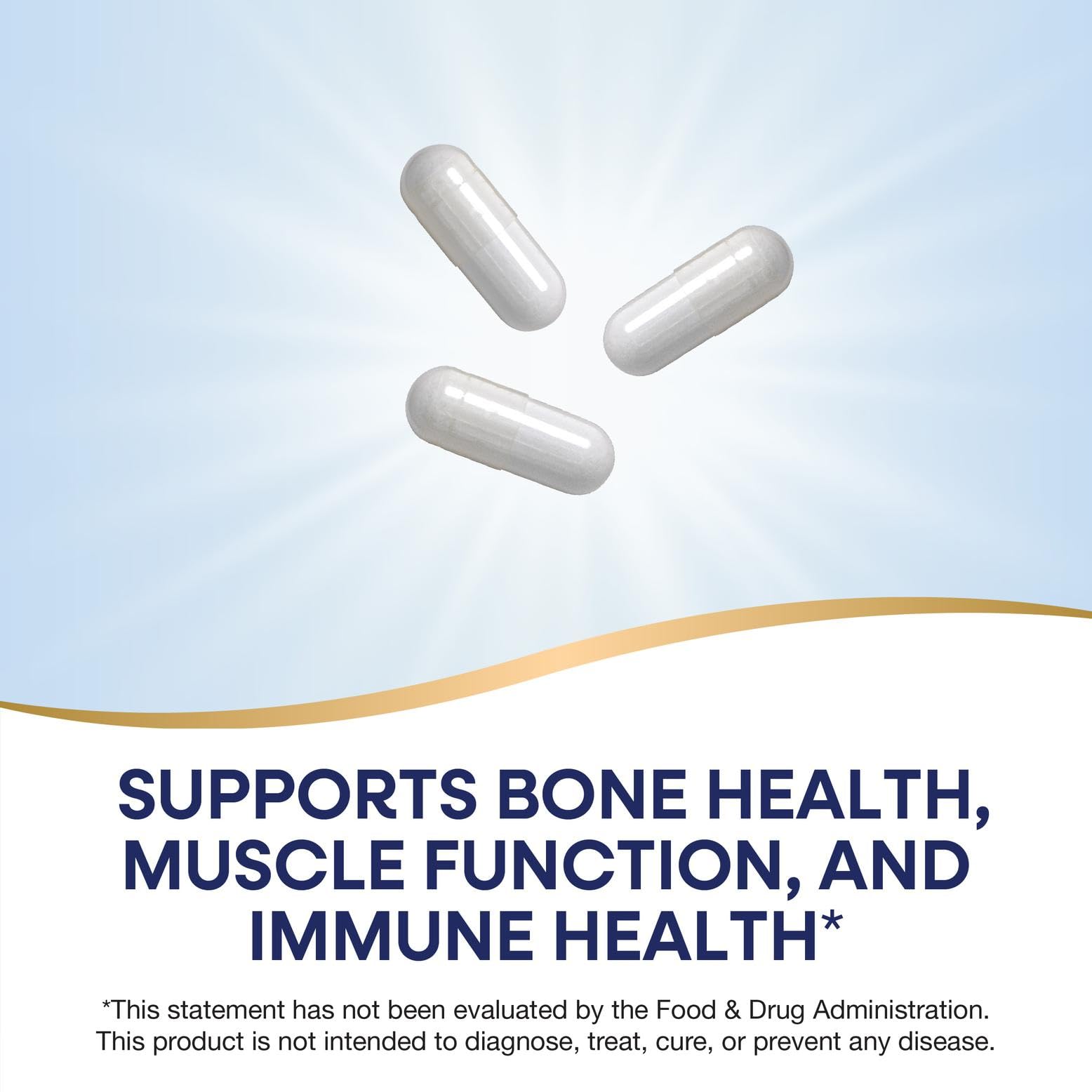 Nature's Way Calcium Magnesium Zinc Supplement capsules close-up