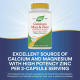 Nature's Way Calcium Magnesium Zinc Supplement ingredients list