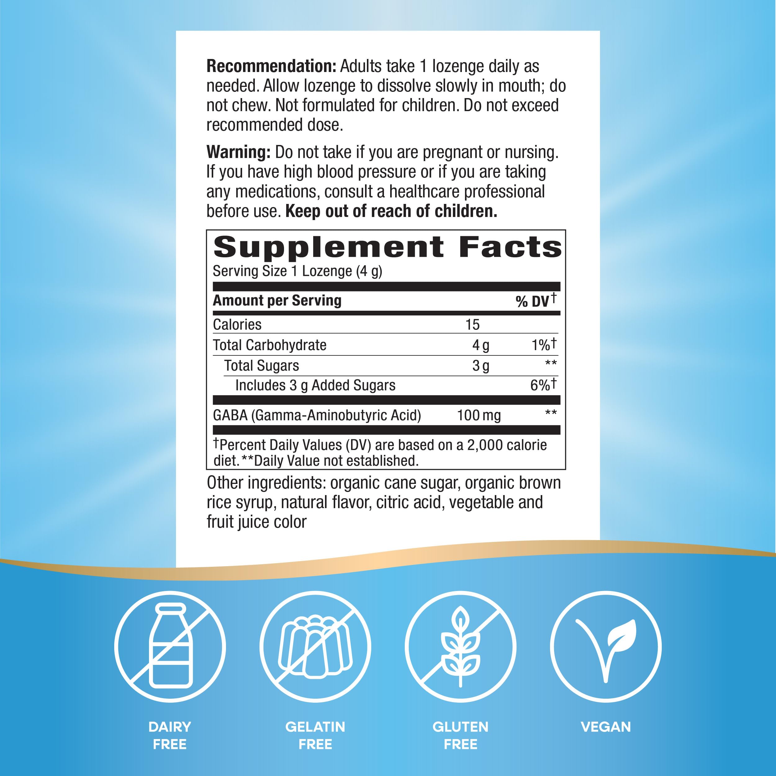 Nature's Way Calm Drops ingredients list