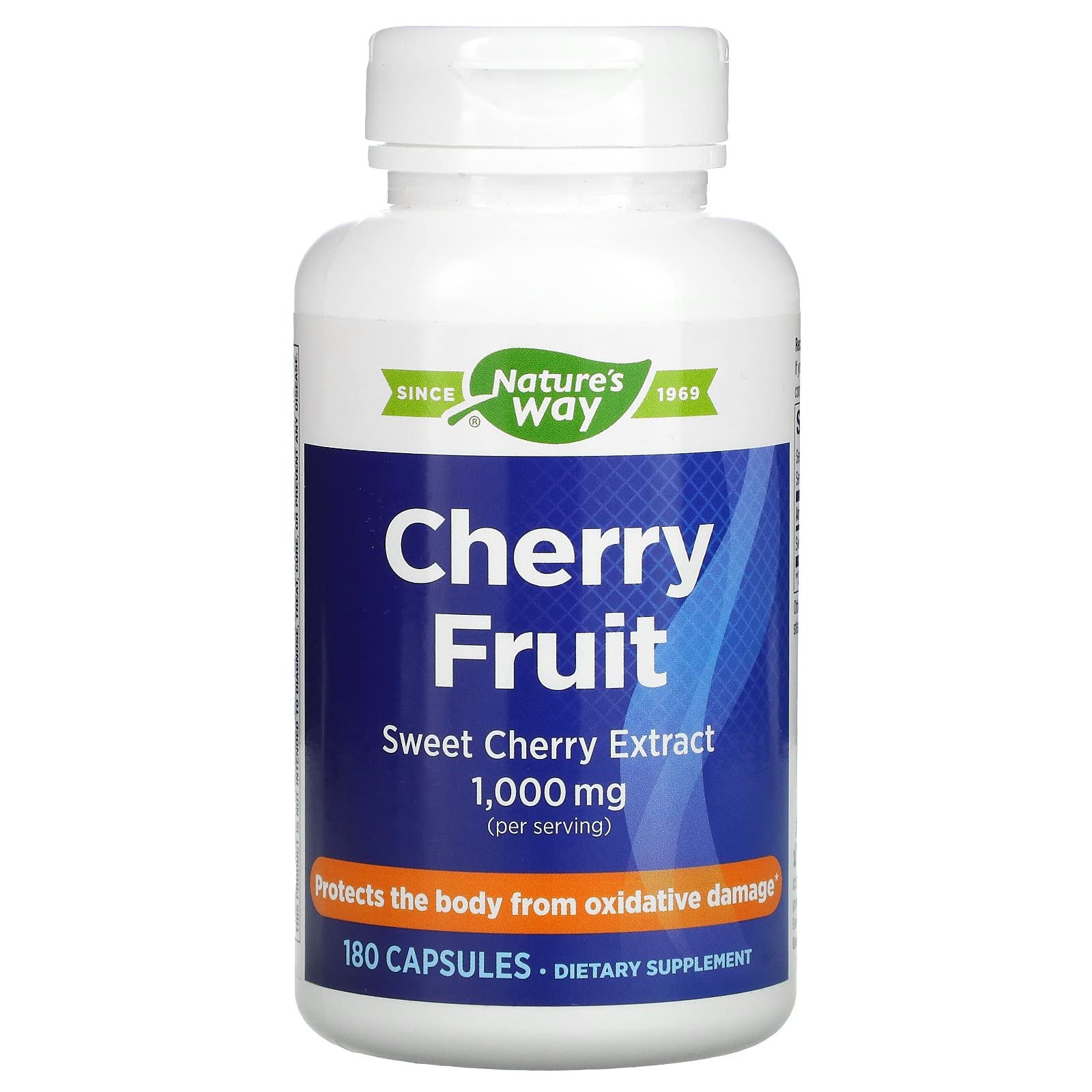 Nature's Way Cherry Fruit Sweet Cherry Extract 136g front view