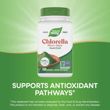 Nature's Way Chlorella 1230mg bottle with capsules