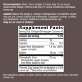 Nature's Way Chlorofresh softgel bottle side view