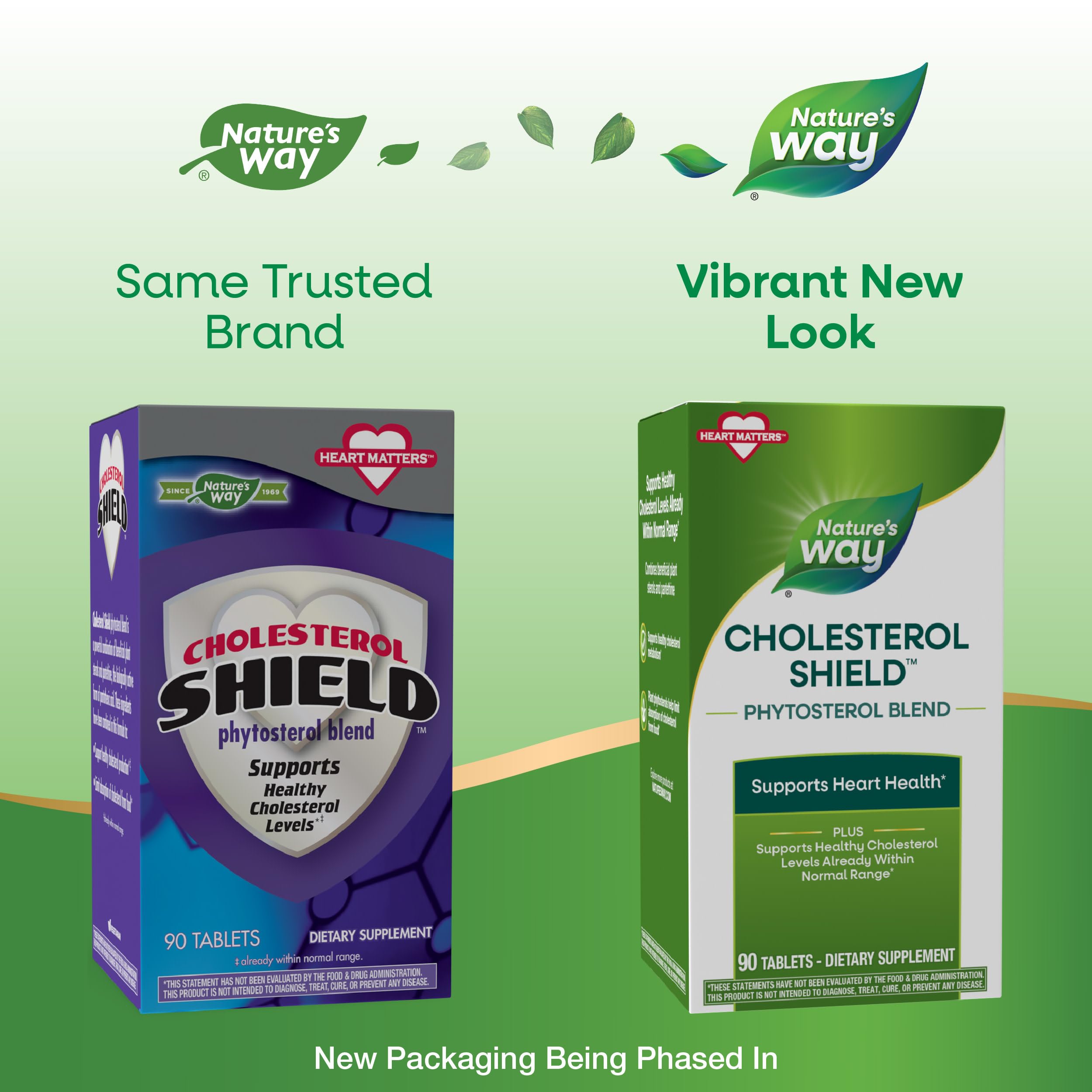 Nature's Way Cholesterol Shield bottle with label