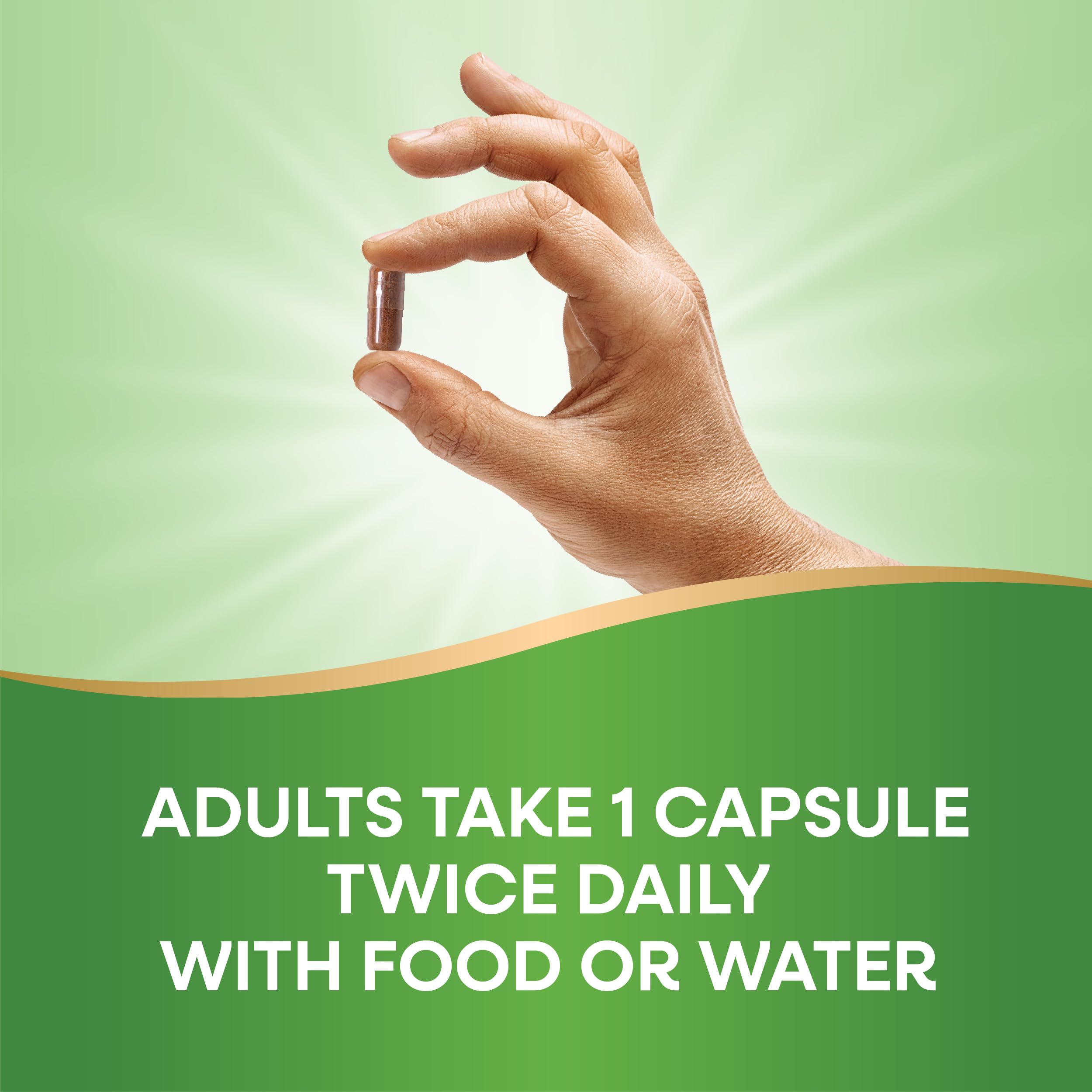 Nature's Way Cinnamon Bark Capsules lifestyle scene with capsules