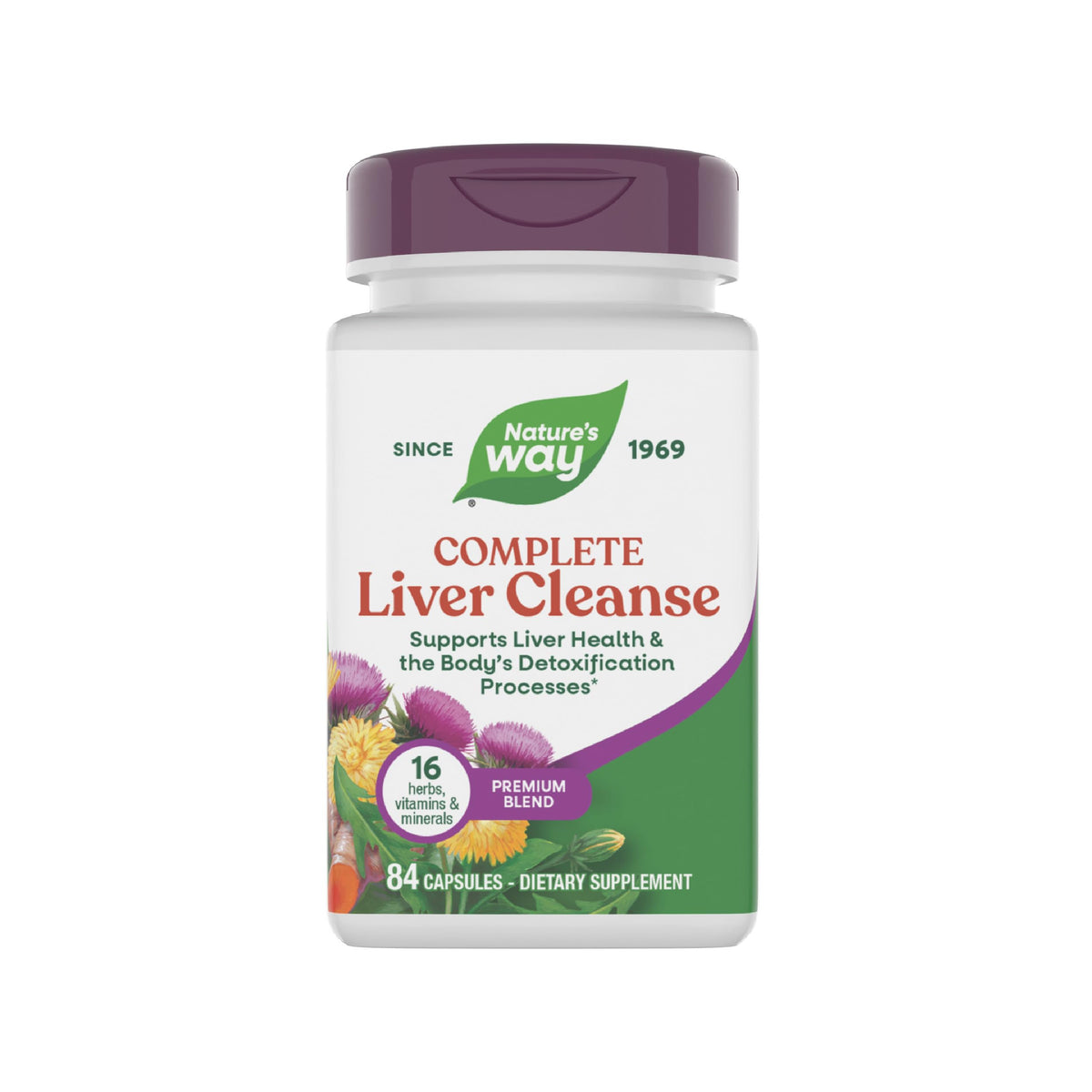 Nature's Way Complete Liver Cleanse 100g capsules front view