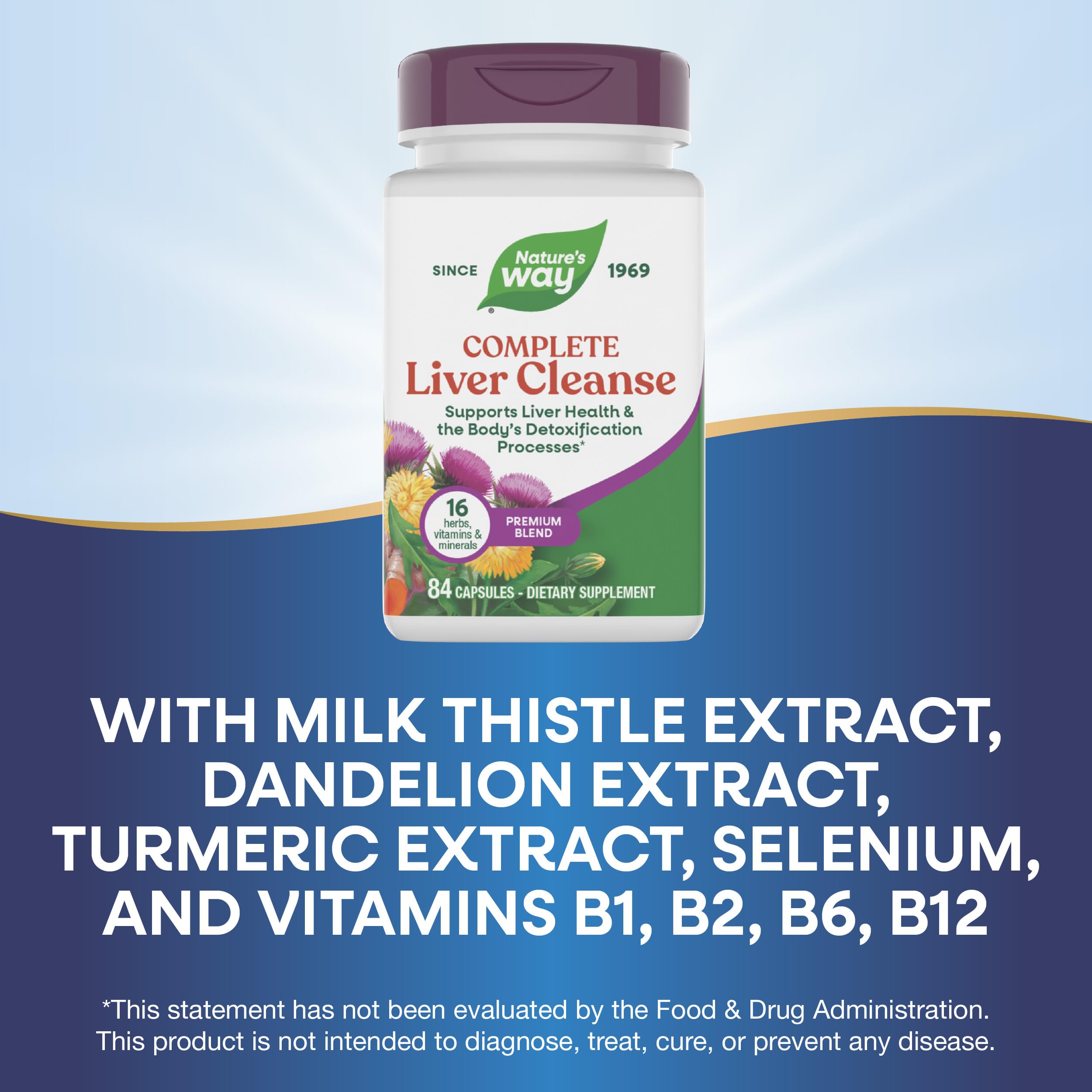 Nature's Way Complete Liver Cleanse 100g capsules ingredients list