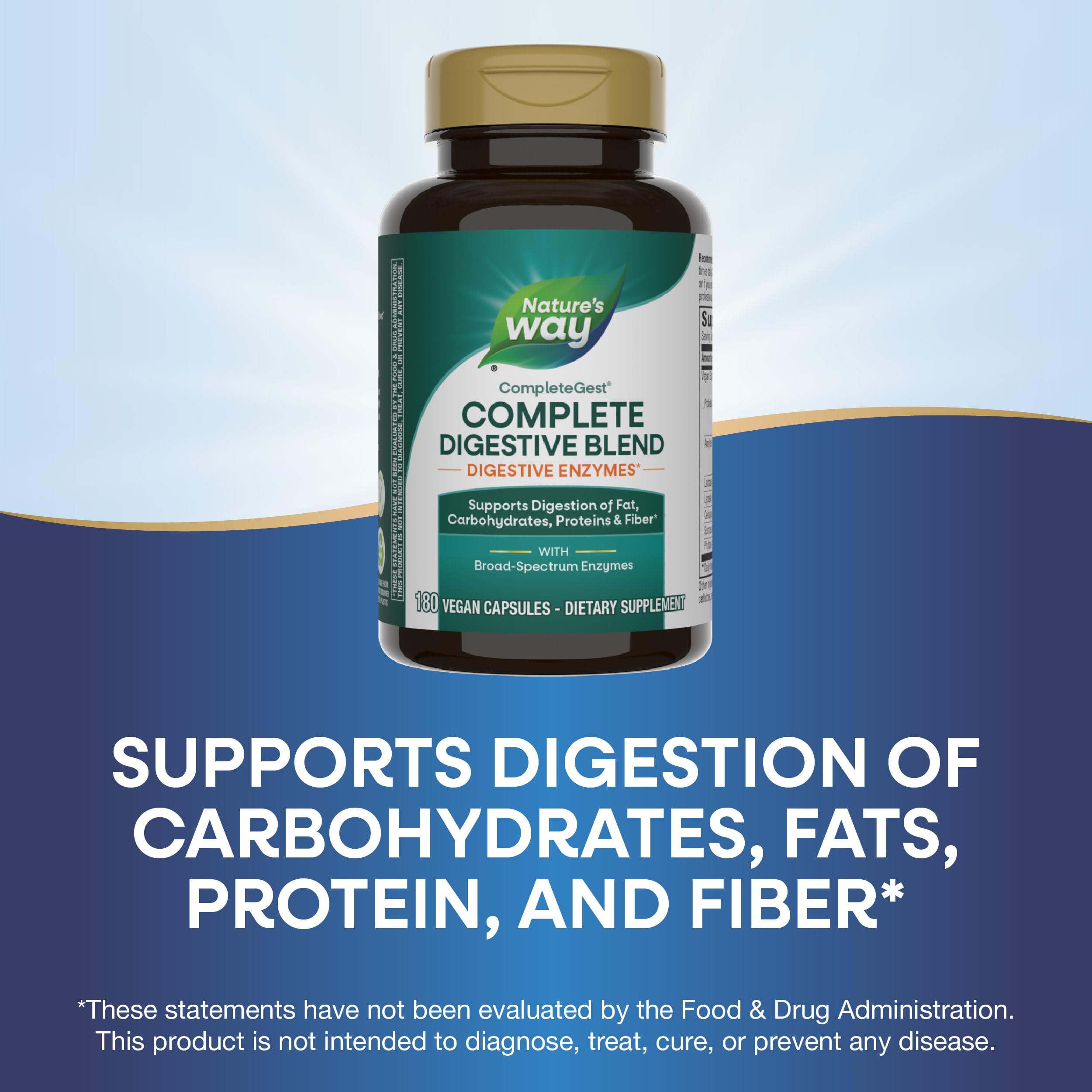 Nature's Way CompleteGest vegan enzymes 100g packaging