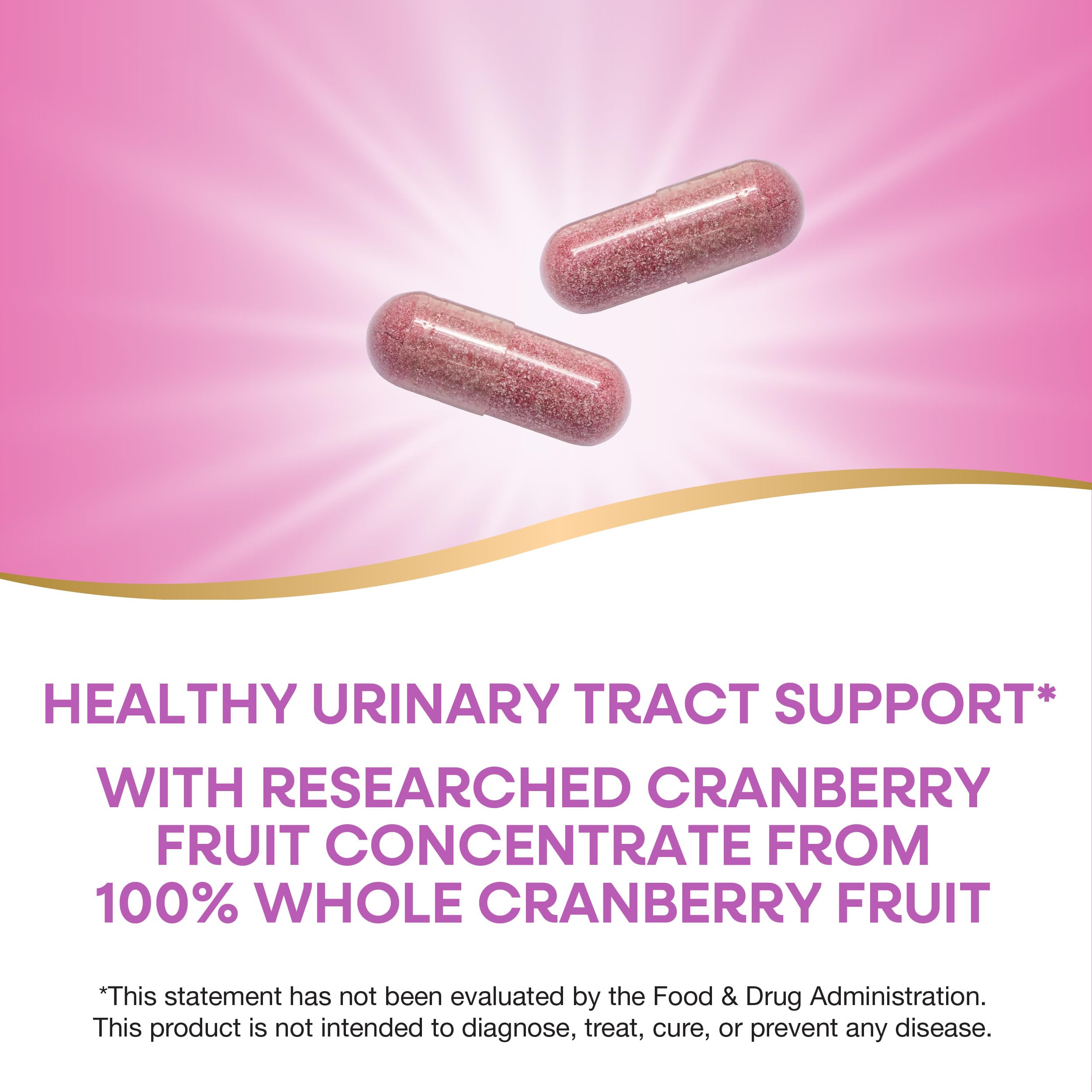 Nature's Way Cranberry Probiotic Capsules bottle with label