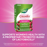 Nature's Way Cranberry Probiotic Capsules showing dosage instructions