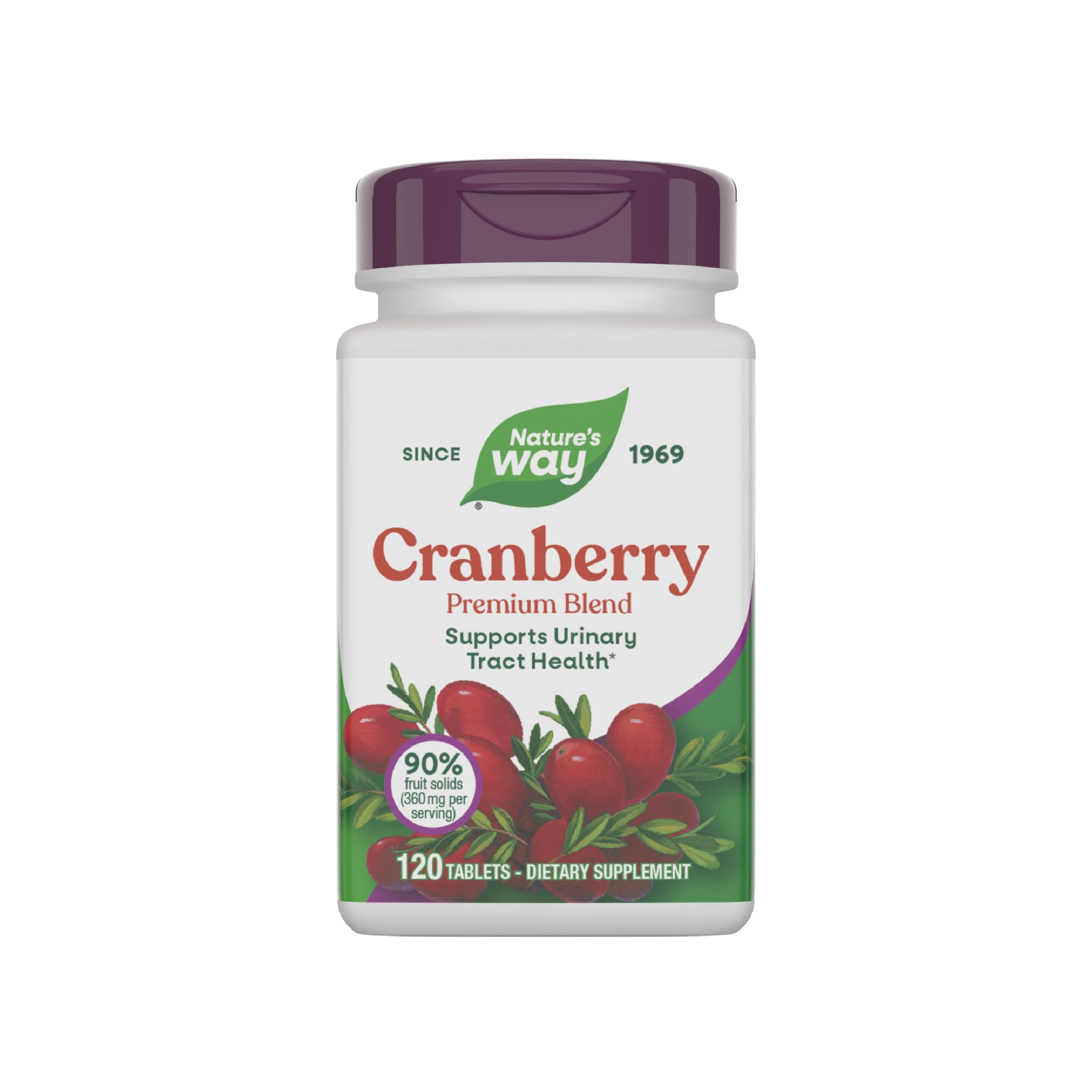 Nature's Way Cranberry Supplement 400mg front view