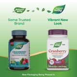 Nature's Way Cranberry Supplement capsules in a bottle