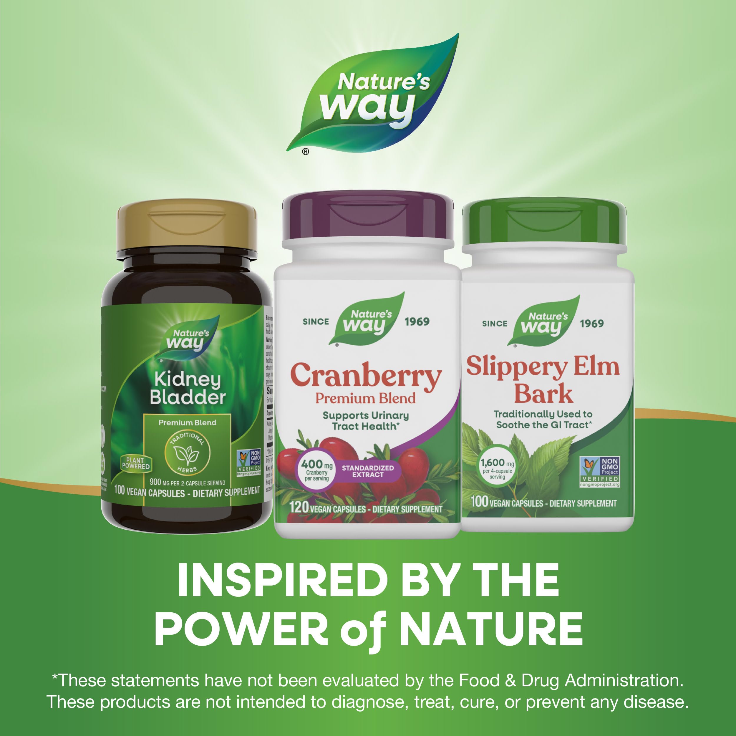 Nature's Way Cranberry Supplement on a wooden table
