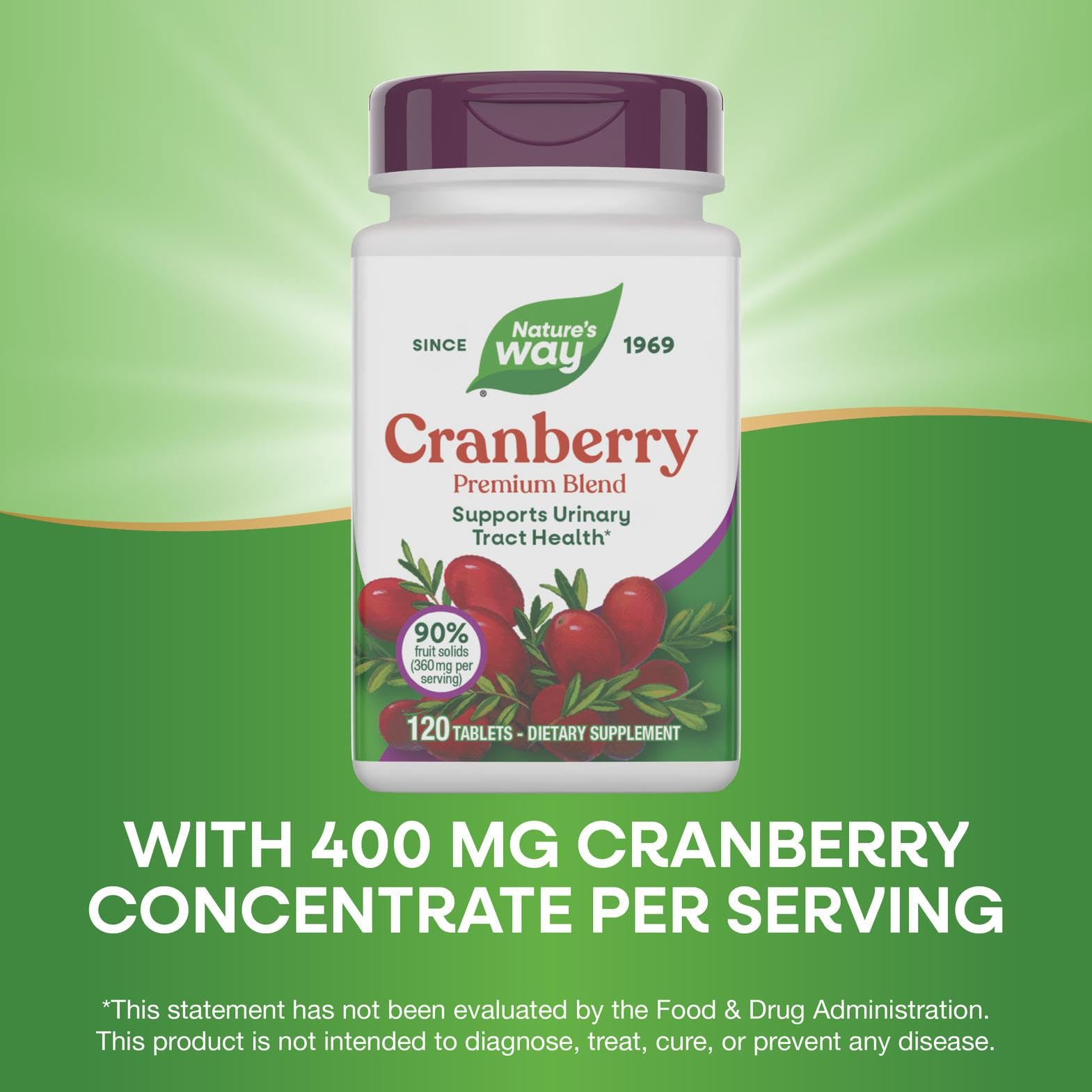 Nature's Way Cranberry Supplement with Vitamin C focus