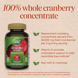 Nature's Way CranRx Cranberry Gummies 600g side view