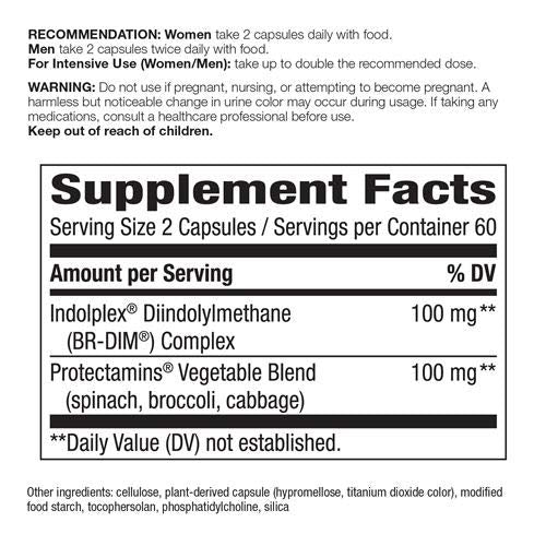 Nature's Way DIM-Plus 150g dietary supplement capsule close-up