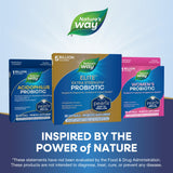 Nature's Way Elite Extra Strength Probiotic Pearls on a kitchen counter