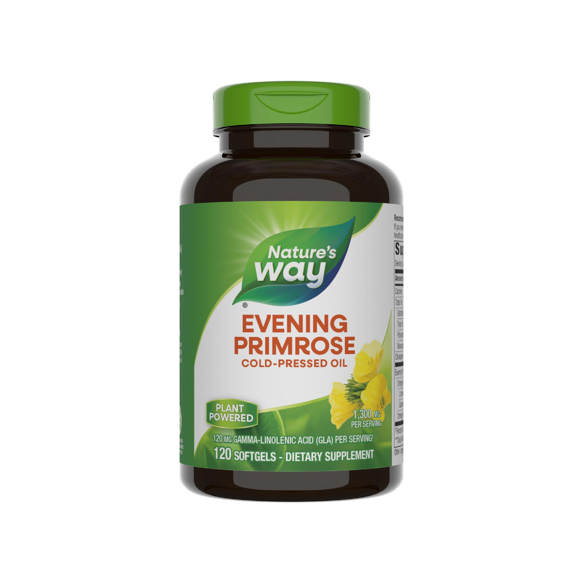 Nature's Way Evening Primrose Oil Softgels front view