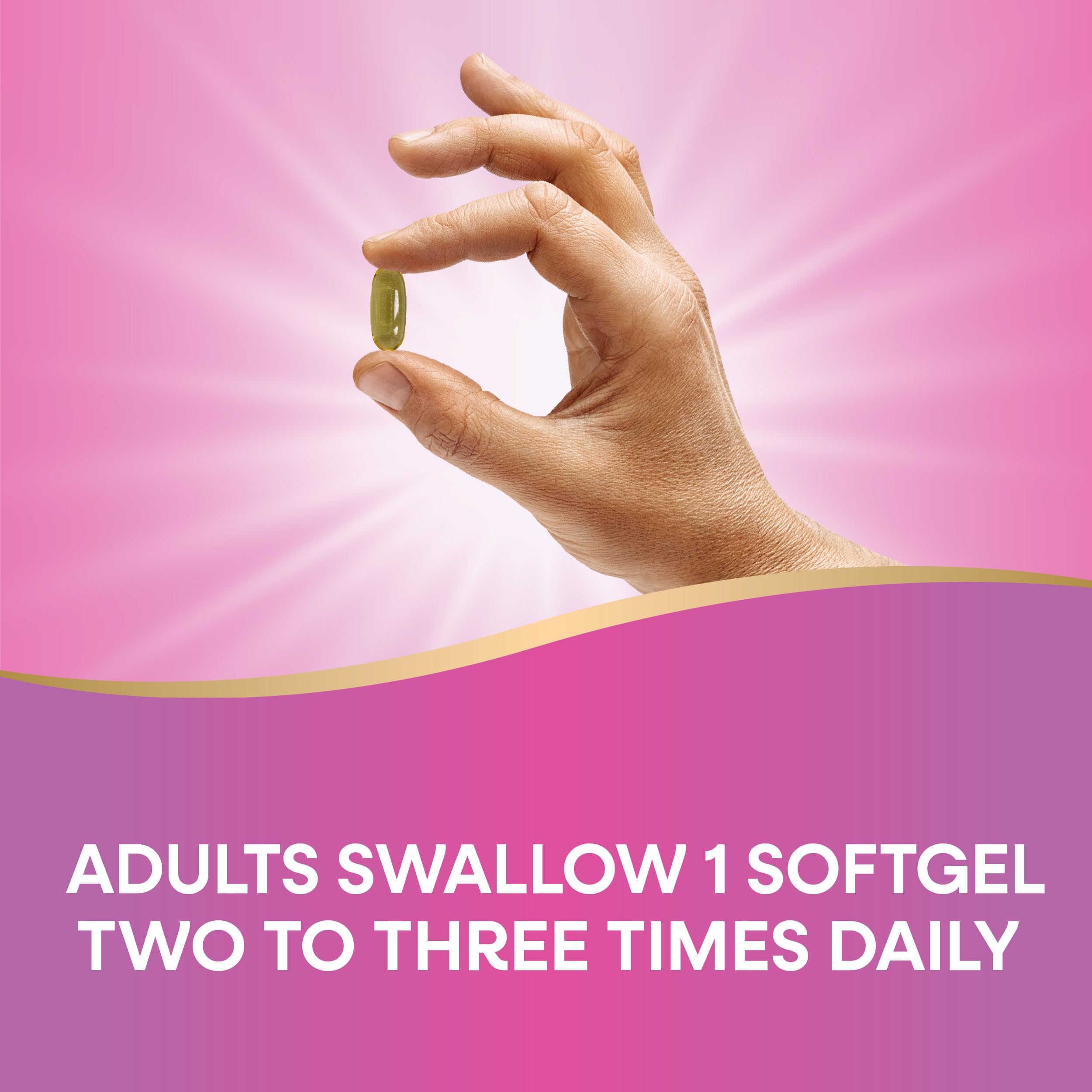 Nature's Way Evening Primrose Oil Softgels with a measuring spoon