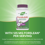 Nature's Way Forskohlii 125mg supplement bottle packaging