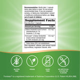 Nature's Way Forskohlii 125mg supplement on a wooden table