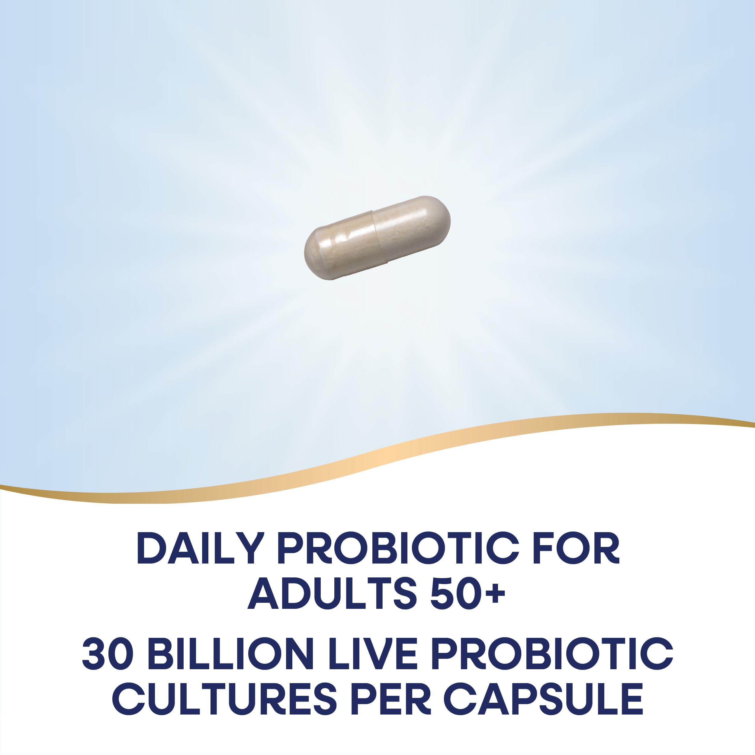 Nature's Way Fortify 50+ Probiotic packaging side view