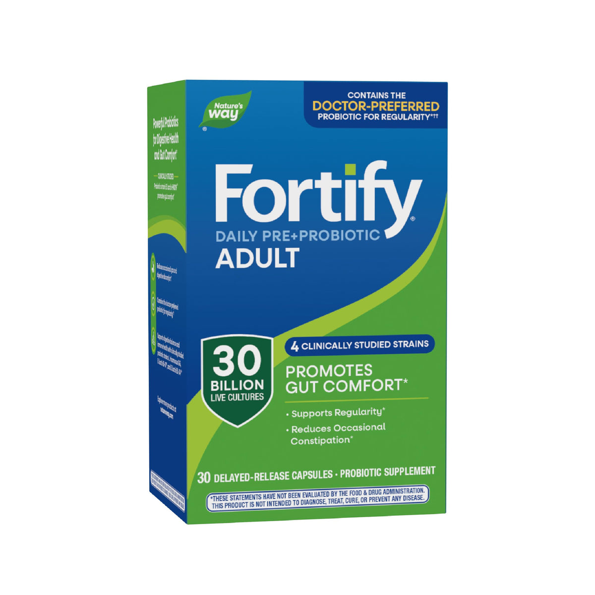 Nature's Way Fortify Daily Probiotic 30 Billion CFU front view