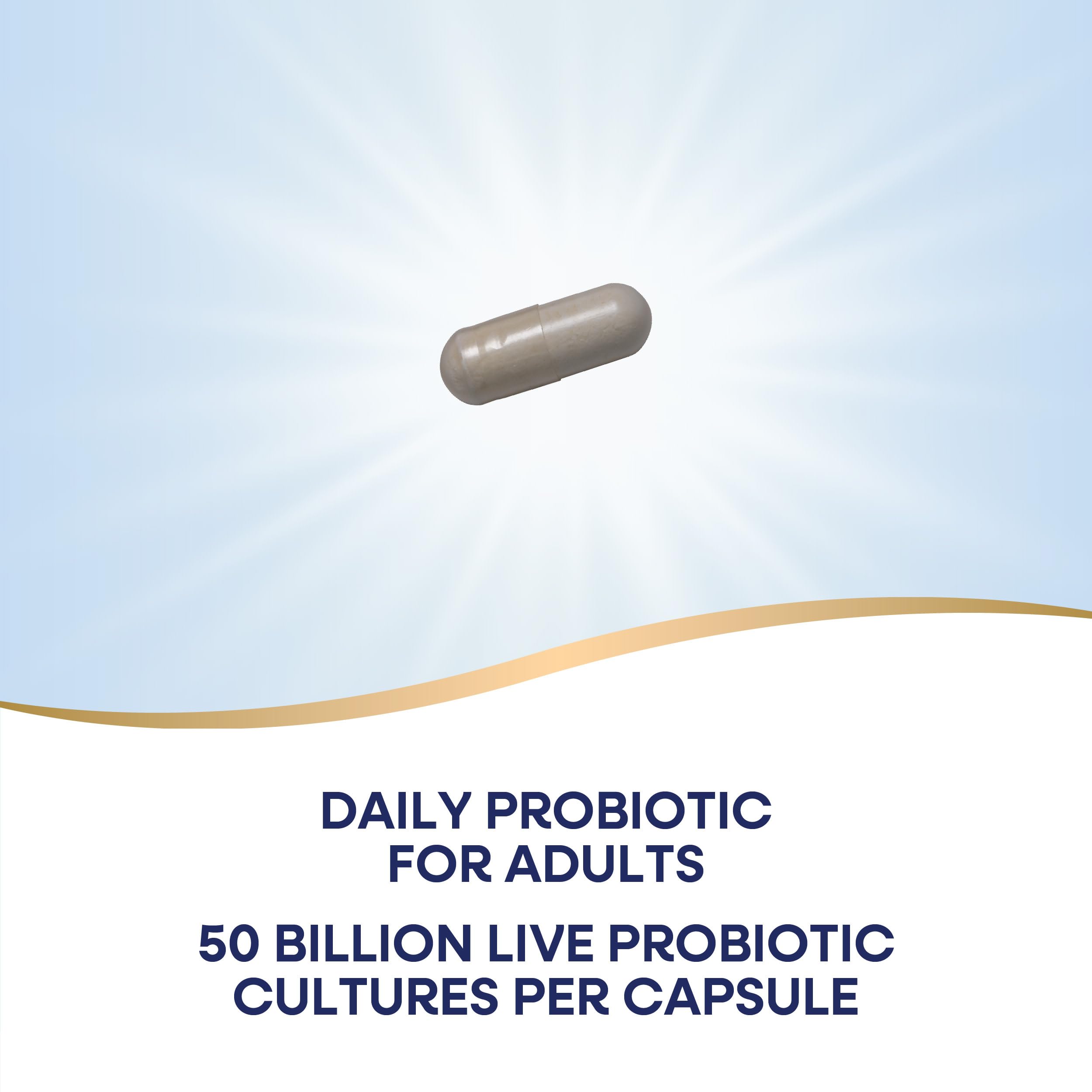 Nature's Way Fortify Extra Strength Probiotic 50 Billion CFU capsule close-up