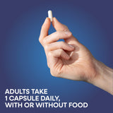 Nature's Way Fortify Extra Strength Probiotic 50 Billion CFU capsules in a hand