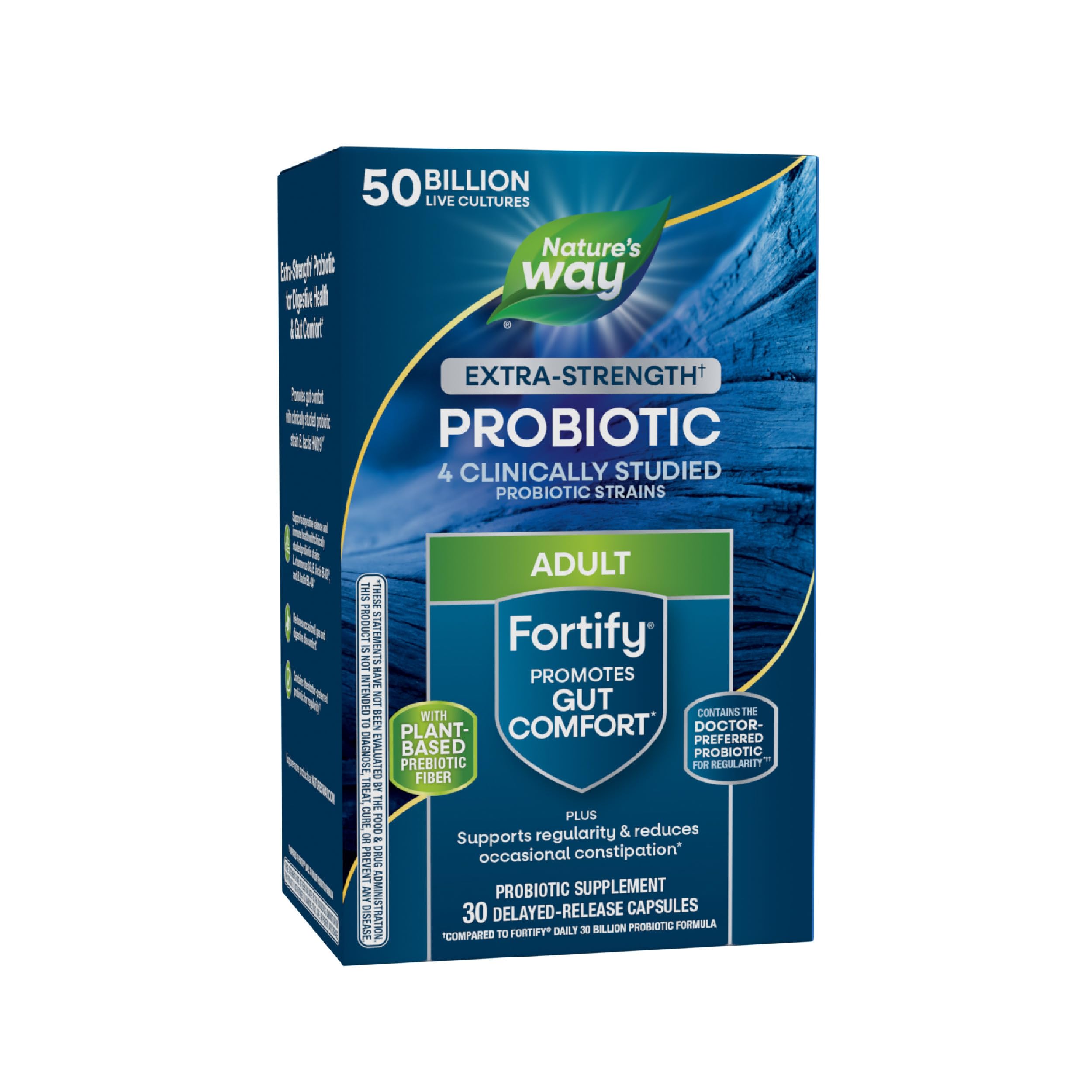 Nature's Way Fortify Extra Strength Probiotic 50 Billion CFU front view