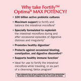 Nature's Way Fortify Optima Daily Probiotic 100 Billion CFU bottle with label
