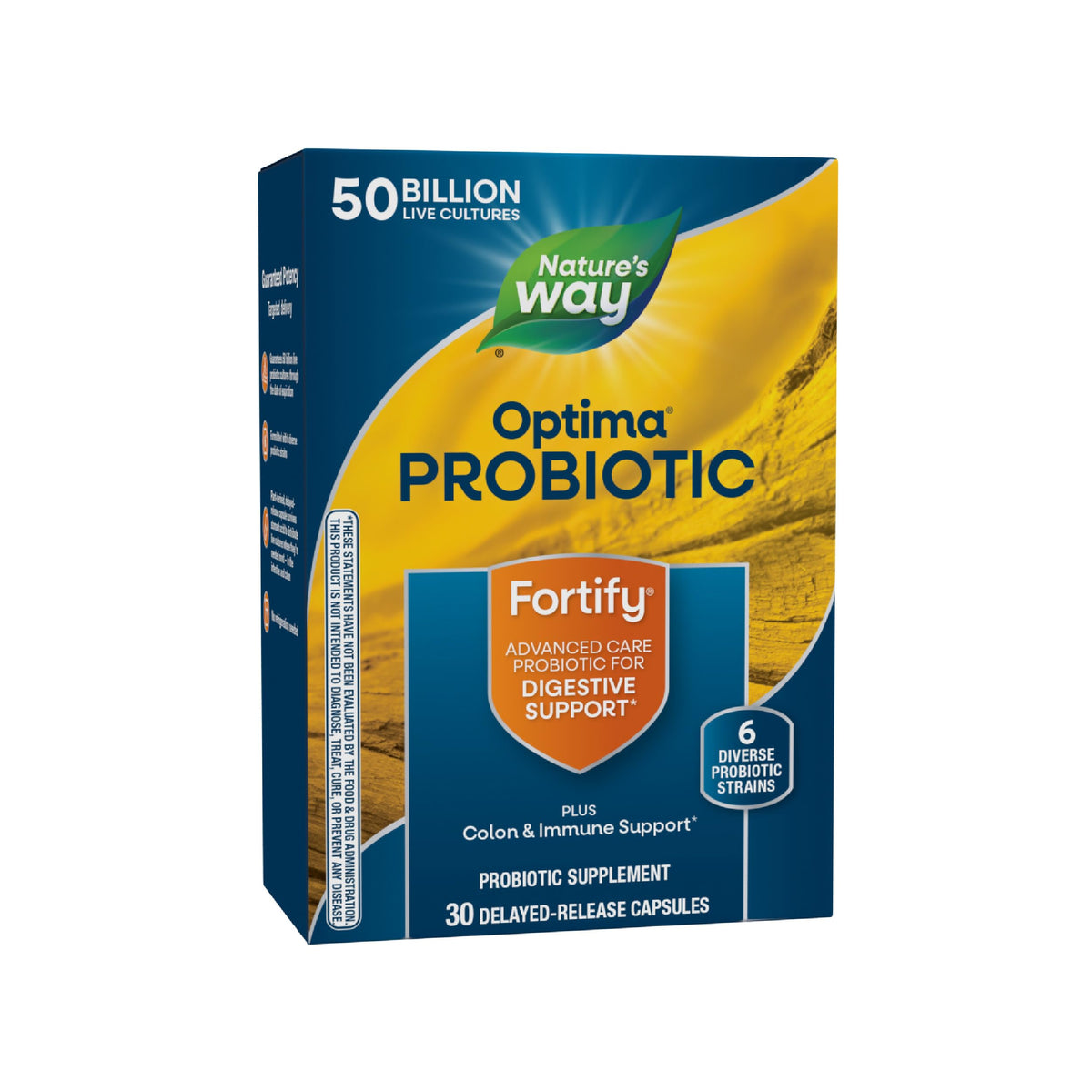Nature's Way Fortify Optima Probiotic 50 Billion CFU front view