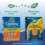 Nature's Way Fortify Optima Probiotic 50 Billion CFU side view