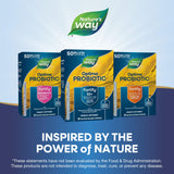 Nature's Way Fortify Optima Probiotic 50+ bottle on a kitchen counter
