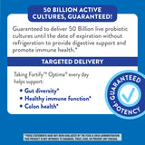 Nature's Way Fortify Optima Probiotic 50+ with a measuring spoon
