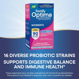 Nature's Way Fortify Optima Probiotic for Women packaging on a kitchen counter