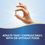 Nature's Way Fortify Optima Probiotic for Women with a measuring spoon and water
