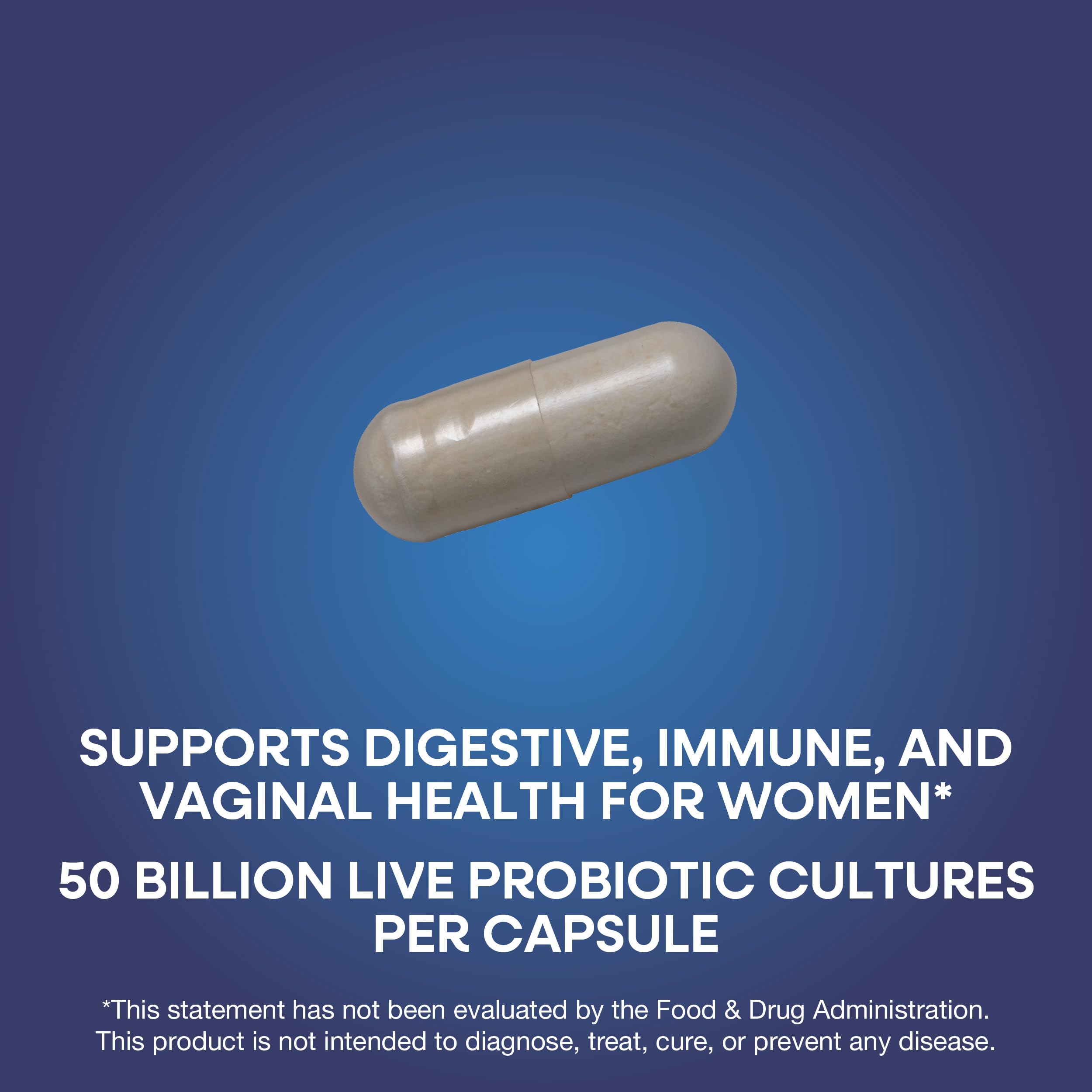 Nature's Way Fortify Women's Probiotic 50 Billion CFU Capsules packaging