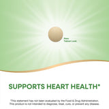 Nature's Way Garlinase 5000 supplement back view with ingredient list