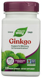 Nature's Way Ginkgo Biloba Extract 100g capsule bottle front view