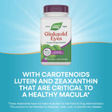 Nature's Way Ginkgold Eyes 68g supplement in packaging