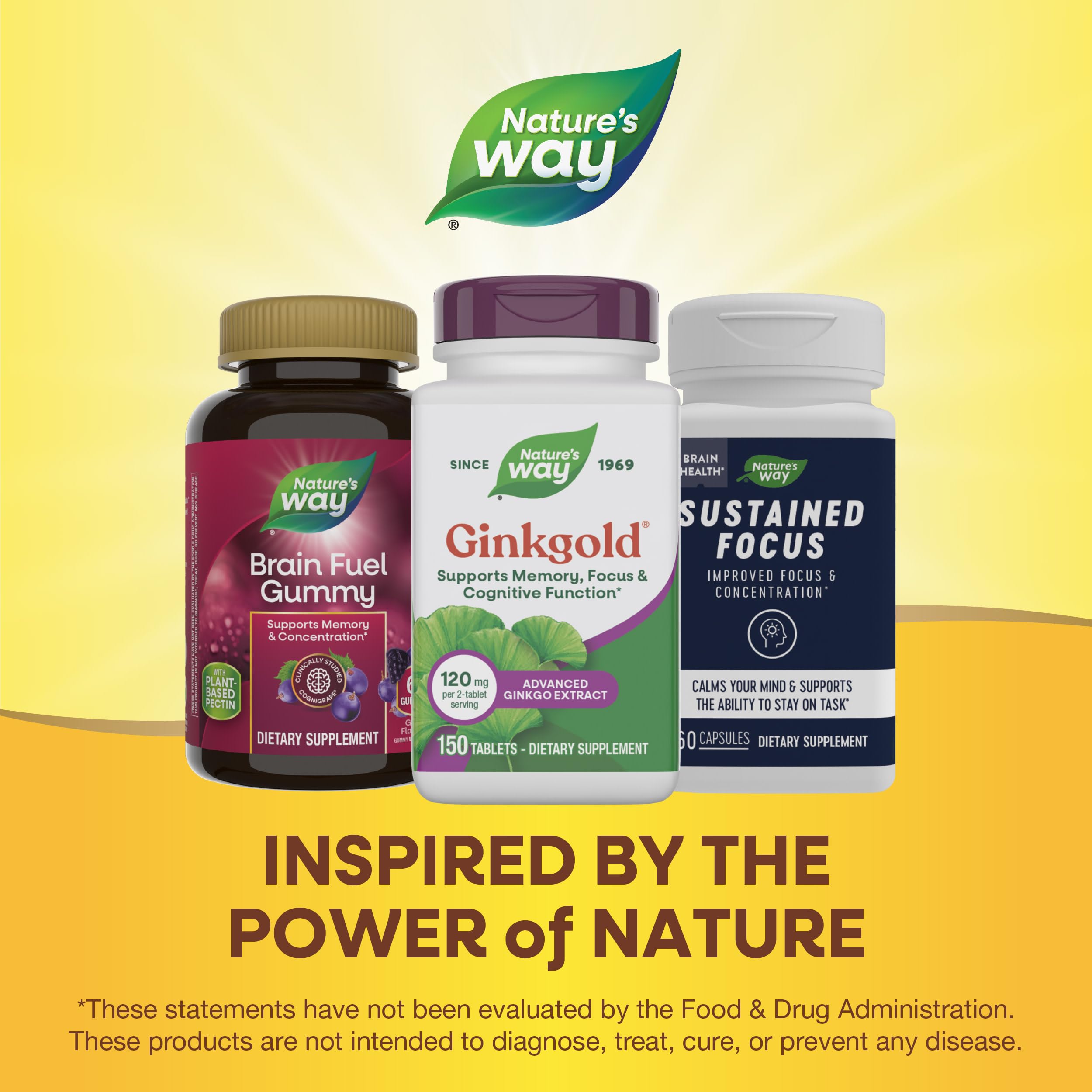 Nature's Way Ginkgold Ginkgo Biloba 77g lifestyle scene