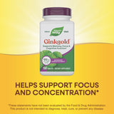 Nature's Way Ginkgold Ginkgo Biloba 77g packaging