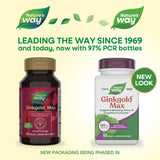 Nature's Way Ginkgold Max Ginkgo Biloba 50g tablet side view